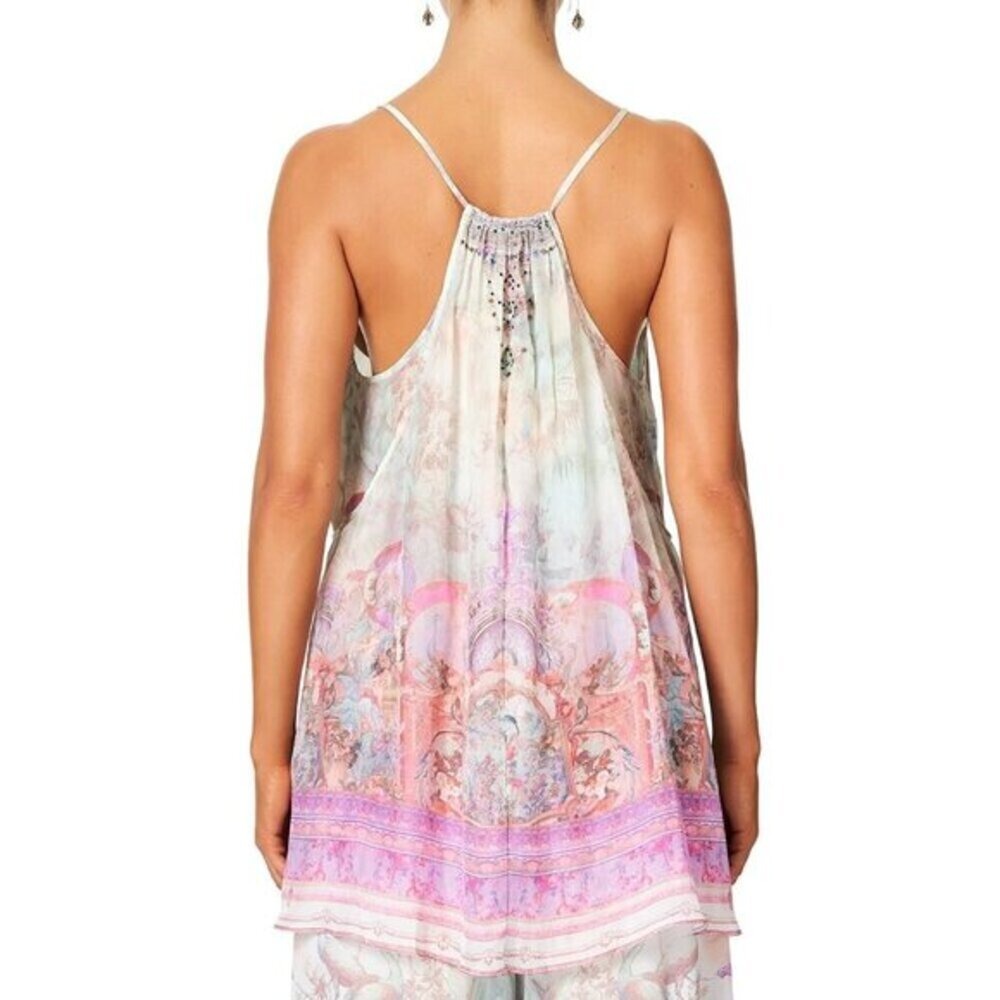 Camilla Electron Libre Back Overlay Top Size Large - Picture 7 of 13